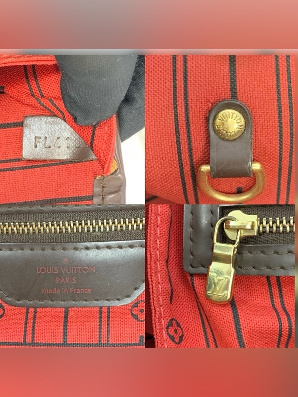 Louis vuitton Neverfull GM damier ebene - Picture 9 of 10